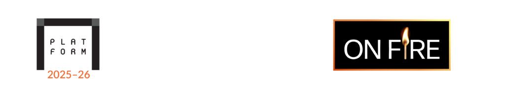 on fire platform banner